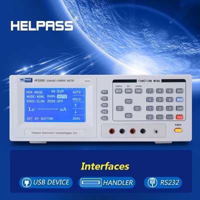 Voltage and leakage current tester for ceramic capacitors